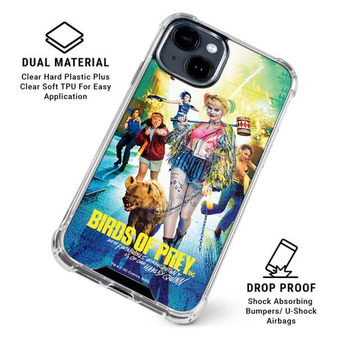 DC Comics Birds of Prey iPhone 15 Clear Case